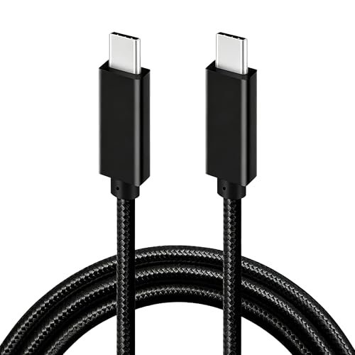USB Type C ケーブル 1.5m LpoieJun【20Gbps転送 /100W急速充電/ 4K@60Hz映像出力 】USB 3.2 Gen2x2標準、E-Marker搭載、超高耐久 スマートフォン/タブレット/ゲーム機/ノートパソコンのタイプｃ機種に対応 (ブラック)