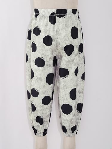 TiaoBug Kids Girls Boys Beach Pants Fashion Printed Bloomers Casual Mid Waist Pants Loose Elastic Waistband Sweatpants3