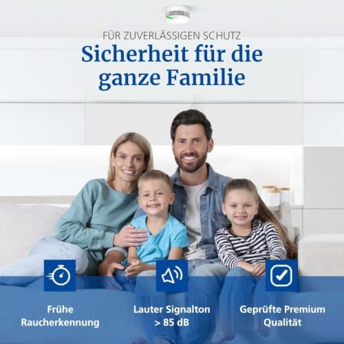 Hekatron Genius Plus X Funk-Rauchmelder, mit App, Made in Germany, 1 Stück – Ansicht 2