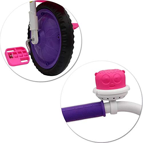 Triciclo Ultra Bike Top Girl Motinha Motoquinha Motoca Branco/Rosa