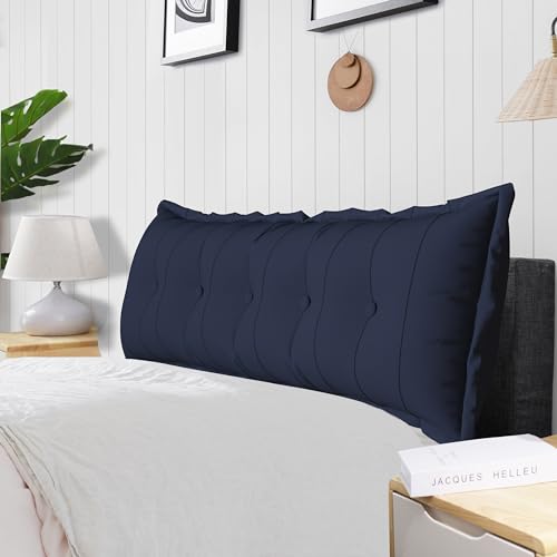 Rucener Almohada de Respaldo Grande 160 cm, Azul