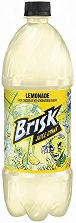 Brisk Lemonade 1L Plastic Bottle, 6 Per Case