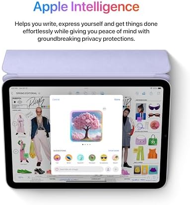 Apple iPad mini (A17 Pro): Apple Intelligence, 8.3-inch Liquid Retina Display, 128GB, Wi-Fi 6E, 12MP Front/12MP Back Camera, Touch ID, All-Day Battery Life — Space Grey
