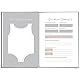 LEAF & GOLD® Edles Babyalbum für das erste Jahr I Baby Geschenk zur Geburt für Junge oder Mädchen I Babybuch mit goldener Folienprägung