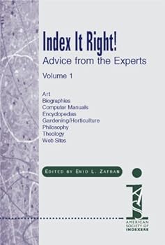 Paperback Index It Right!: Advice from the Experts (1) Book