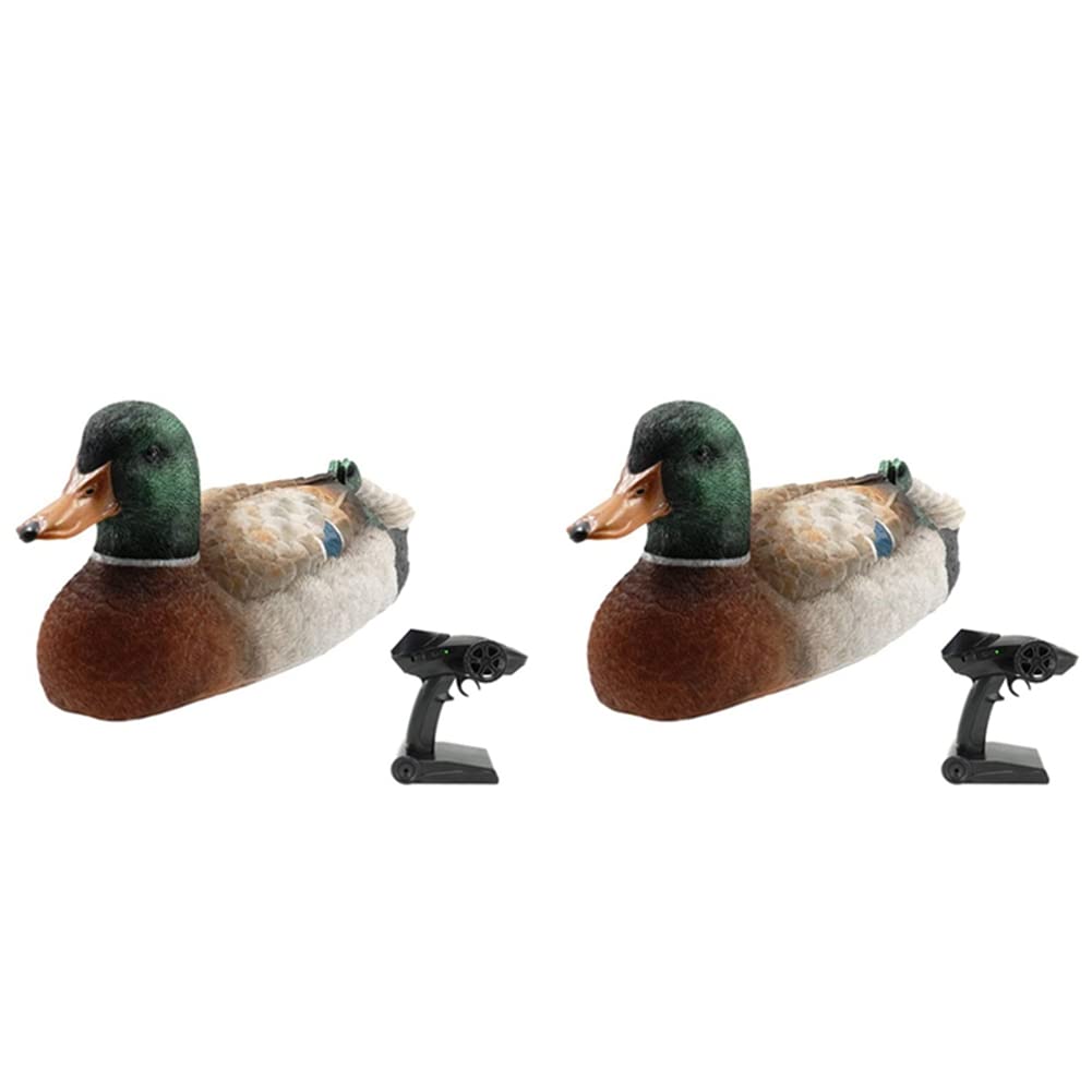 2X V201 RC Boat RC Duck Boat 2.4Ghz MyśLiwski Pilot Zdalnego Sterowania Kaczka łóDź Wodoodporna