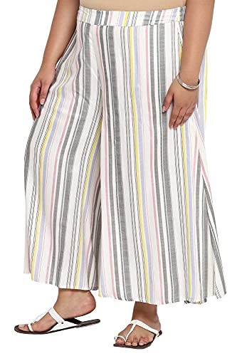 Image of Aurelia Women High Rise Printed Strechable Regular Fit Culottes | Calf Length Culotte