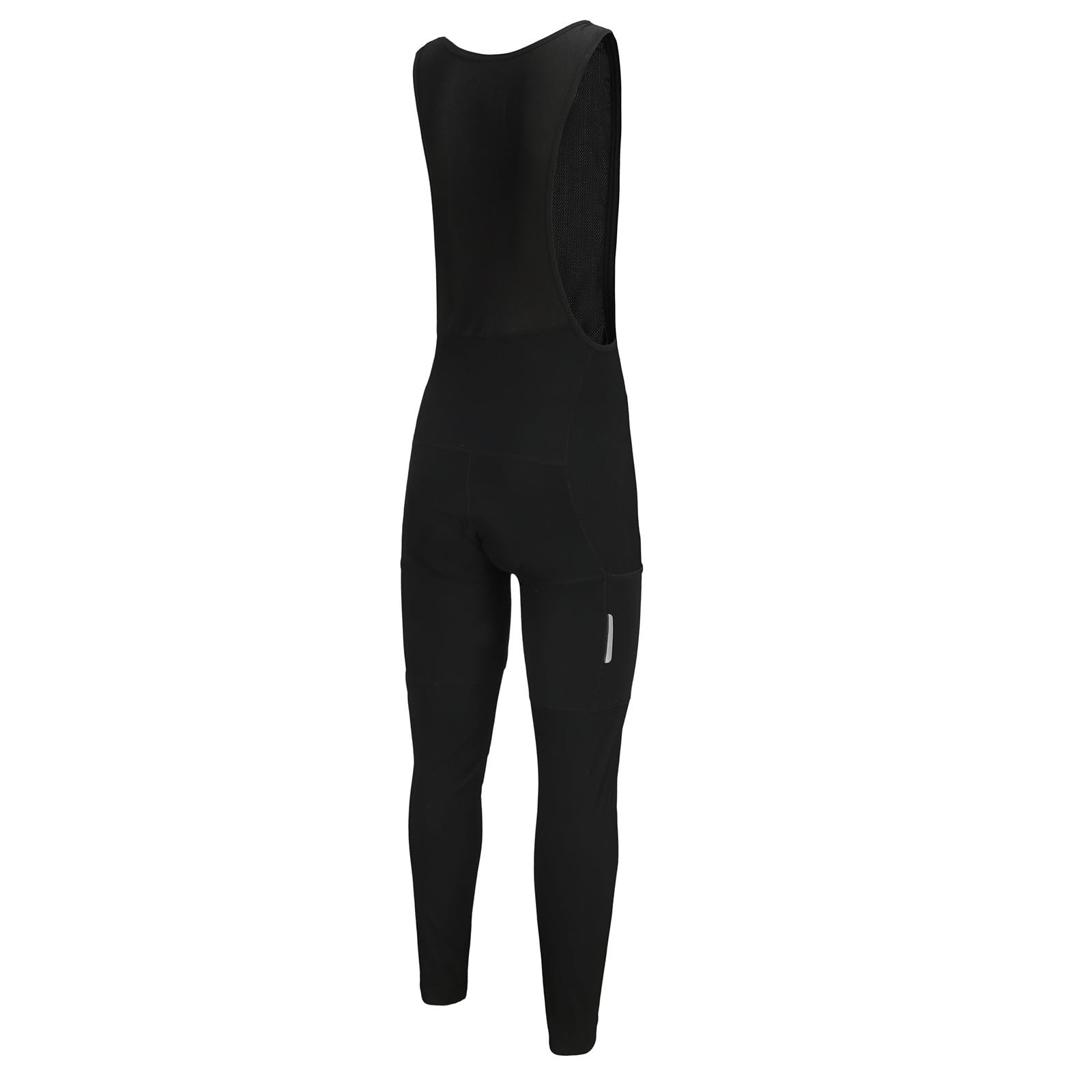 Culote Con Tirantes 2 bolsillos de lana térmica de invierno for hombre, pantalones largos con pechera for ciclismo, mallas, almohadilla cálida, pantalones con pechera for ciclismo(Dark Blue,XXXL)