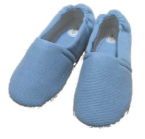 介護シューズ あゆみ エスパド 室内用 ブルー Mサイズ(22.0~23.0cm) 足囲3E相当 両足