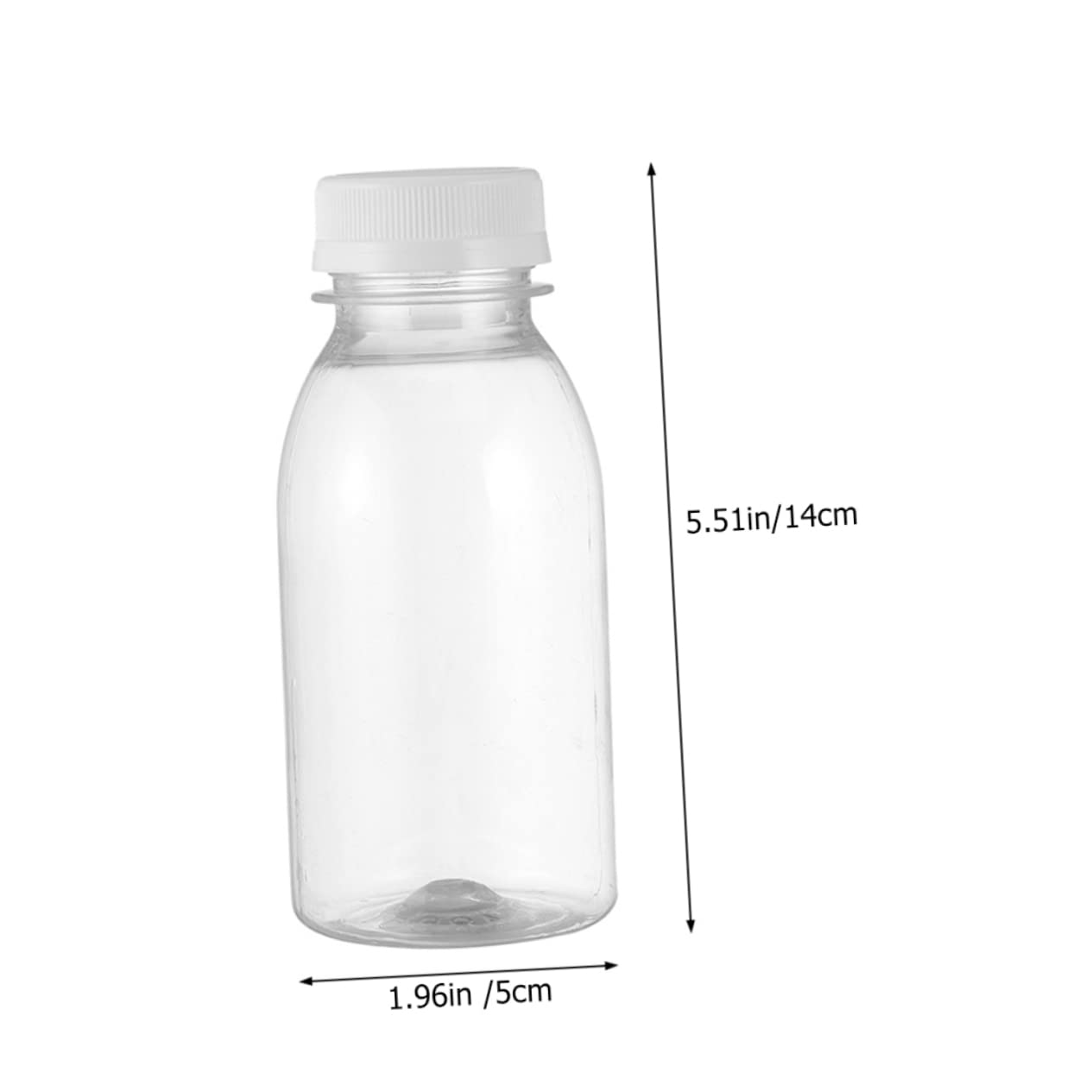 Ciieeo 8Pcs Milk Bottles Multi Function Juice Containers Leak for Outdoor Use Convenient Pet Drink Bottles for Milk and Juices Portable and Reusable