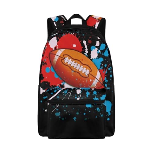 Rugby Design School Backpack for Boys Age 12: 17-Inch Large