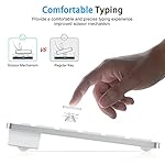 OMOTON Bluetooth Keyboard Compatible with Mac, Compact Wireless Keyboard Compatible with MacBook Pro/Air, iMac, Mac Mini/Pro Laptop and PC (Silver) - Image 5