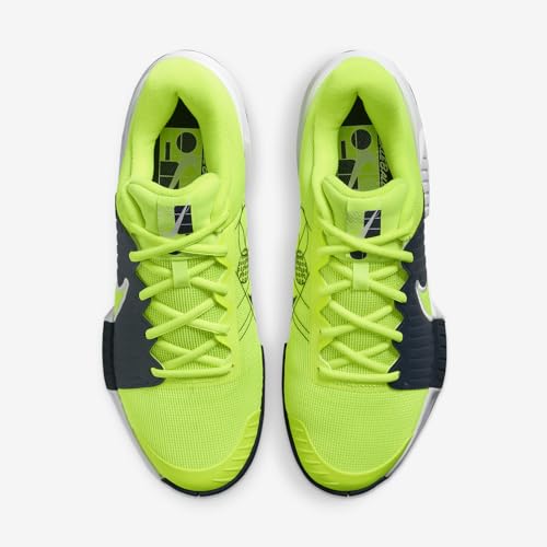 Nike Zoom Challenge Men's Pickleball Shoes (FQ4154-700, Volt/Armory Navy/Volt) Size 124