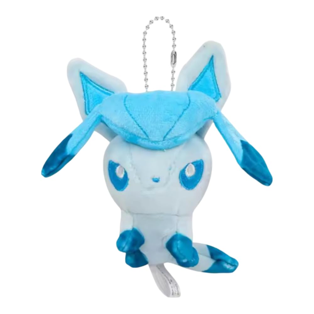 Pokemon | Plush Keyring/Bag Charm Figure | 15+ Years | Glaceon