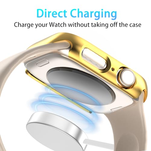 Funda para Apple Watch 11 de 46 mm con protector de pantalla completo 5