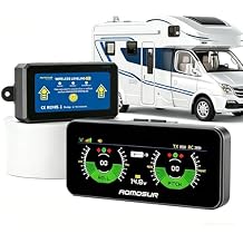 OBEST Wireless RV Leveling System, Smart Electronic Camper Leveler with Portable Screen for RVs, Travel Trailer,Camper Must Haves Accessories with Magnetic Bracket 5V