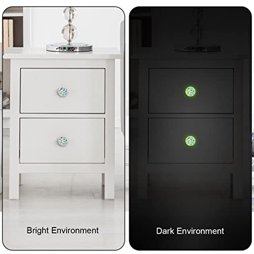 Boutons ronds fluorescents pour décorer la commode de la chambre d'enfant motif avion