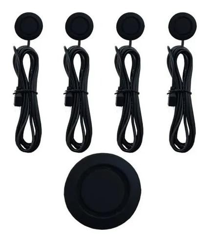 Sensor Estacionamento Ré 4 Sensores Display Cores Led Sonoro Premium - Vinwer