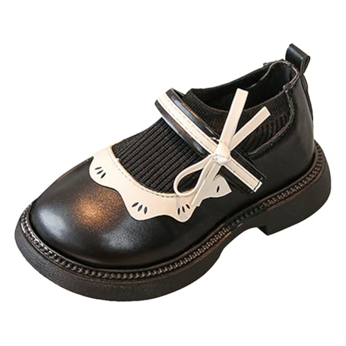 Girls Ballet Flat Dress Shoes Comfortable Non Slip Mary Jane Wedding Party Soft Sole Flower Princess Shoes