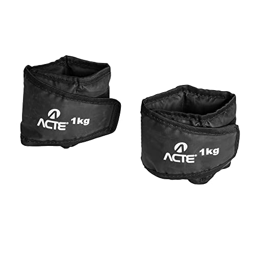 Acte Sports Para de Caneleira 1KG T300, Cor:Preto