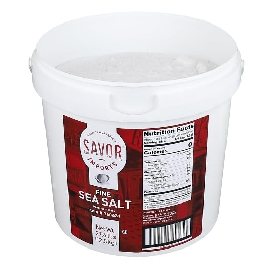 Amazon.com: Savor Imports Fine Sea Salt, Premium Sicilian, 27.6