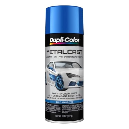 Dupli-Color MC201 Metalcast Automotive Spray Paint - Blue Anodized Coating - 11 oz Aerosol Can
