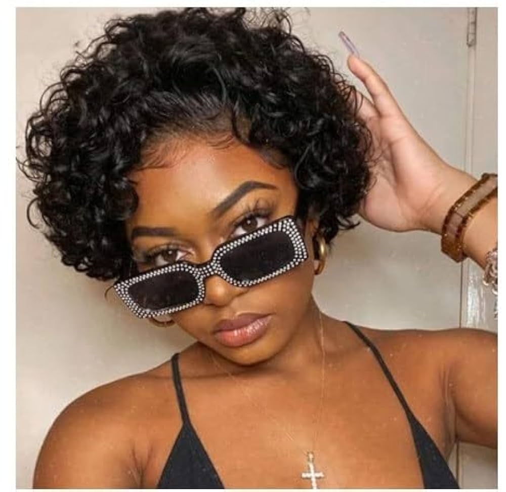 Amazon.com : Generic Short Curly Wigs for Black Women, Curly
