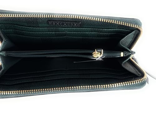 Tory Burch Kerrington English Green Posies Zip Around Large Continental Wallet3