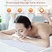 Massage Table Warmer, Professional Heating Pad SPA Massage Bed Warmer with Timer, 10 Heat Settings, Overheat Protection for Massage Bed & Spa, Soft, 8.5Ft Cord, 30