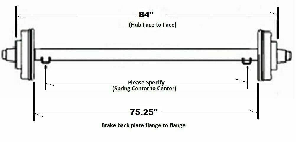 Everything for trailers, RVs and trucks and more - For Lippert Hybrid Trailer For Axle 8000# Bare For Axel For Beam 84
