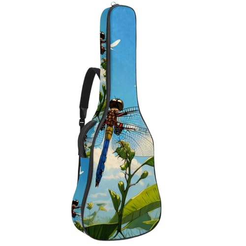 Sac de guitare acoustique étanche 101,6/104,7 cm avec housse matelassée et sac à dos mixte