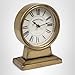 Creative Co-Op Decorative Metal Mantel Clock, Gold Finish