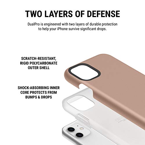 Incipio Dualpro For Iphone 11 - Iridescent Rose Gold/Frost #TOP2