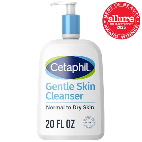 Cetaphil Face Wash, Hydrating Gentle Skin Cleanser for Dry to Normal Sensitive Skin, 20 oz, Fragrance Free, Soap Free and Non-Foaming - Image 3