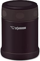 Vista 10 de Zojirushi Tarro para alimentos de acero inoxidable, Mediano, Marrón Oscuro