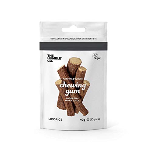 Humble Chewing gum - Salty licorice - Kaugummi - Salzige Lakritze - 4 Pack a 19 g Cover