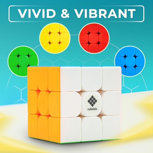 Image of Cubelelo Drift Explorer 3x3 Speed Cube | Best Starter Speedcube for Beginners | Perfect Brain Teaser for Kids Ages 4 to14 Years Old & Above Boys Girls Children | Smooth Turning Puzzle Toy for Adults