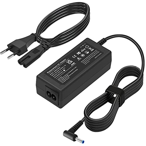 LTBSTOYE Cargador para Ordenador portátil de 45 W, Adaptador de Corriente con Cable de 19,5 V y 2,31 A Compatible con HP 15, 14, 13 y 11; Universal Stream, Pavilion, EliteBook, ProBook