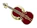 Miniblings Pin's pour violon Marron