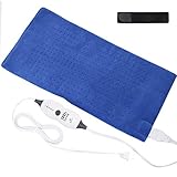 Tech Love Electric Heating Pad with Auto Shut Off Electric Moist Heated Therapy for Neck Shoulder and Back Pain Relief Extra Large 12