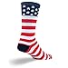 SockGuy USA Flag Crew 6IN Cycling Sock