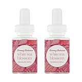 Pura & Tommy Bahama Home Scent Refill - Smart Home Air Diffuser - Up to 120-Hours of Luxury Fragrance per Refill - Home Essential - Clean & Safe Diffuser Fragrance - 2 Pack, White Tea Blossom