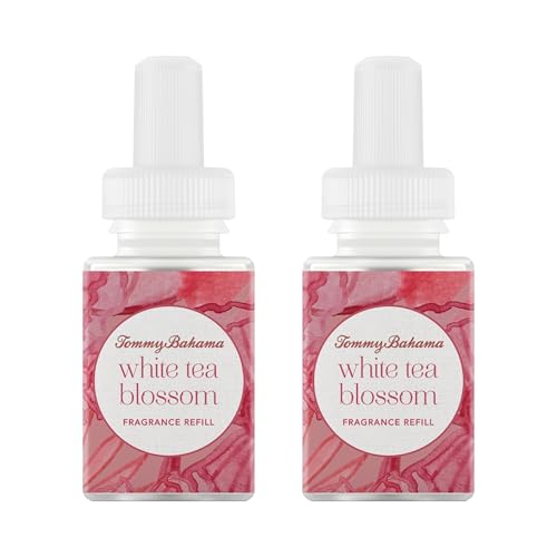 Image of Pura x Tommy Bahama Home Diffuser Refill, 2 Pack, White Tea Blossom