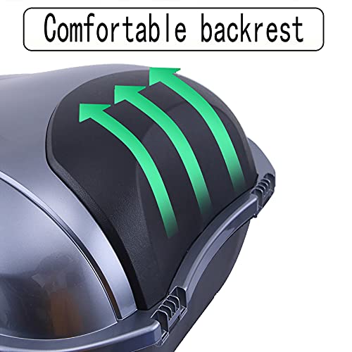 Baúl para motocicleta de equipaje trasero robusto y duradero marca CAJ 4