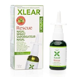 Xlear Rescue Nasenspray mit Xylitol (4er-Pack)