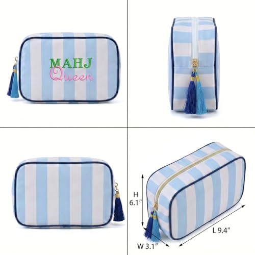 Bolsa personalizada para fichas de Mahjong con bordado miniatura 2