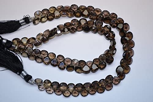 Quartz fumé 6mm perles cœur pour créer vos bracelets de lithothérapie au quotidien