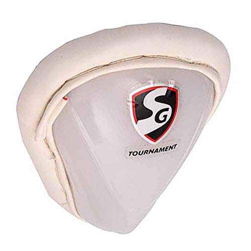 SG Tournament Abdominal Pad, Junior, Plastic, White 3 41K0OCDvvLL