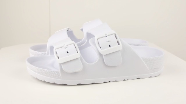 Amazon.com | Qtdstz Women's Comfort Slides Summer Double Buckle