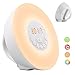 Produktbild Coulax Wake Up Licht Lichtwecker Tageslichtwecker Wecker, 6 Natural Sounds, 7 Auto Farben,10 Dimmstufen, FM Radio Digitaluhr mit Licht, Intelligente Sonnenaufgang Simulator, Touchscreen Nachtlicht